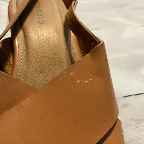 Tan Espadrille Platform Sandals / Wedge Heels, Very Slight Heel, Torrid Size 11W - Picture 2 of 10